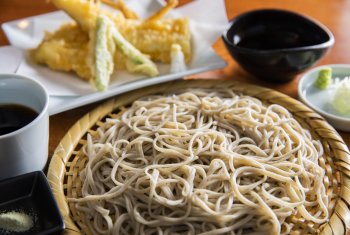 Edomae conger eel tempura basket